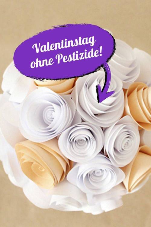 DIY: Papierrosen & Blumenstrauß – Recycling für Valentinstag