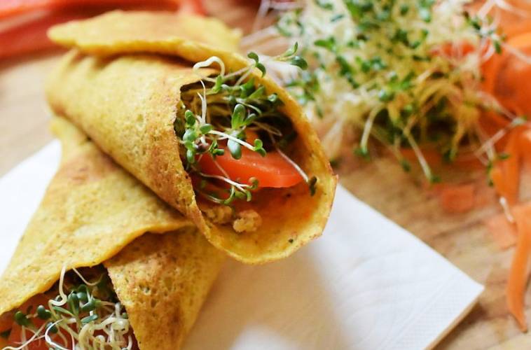 Deftige Gemüsewraps