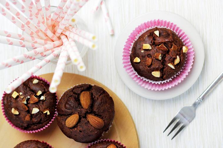 Schokoladenmuffins Rezept – gesund, vegan und glutenfrei