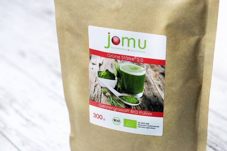 Gerstengrassaftpulver ist noch konzentrierter als Gerstengraspulver / Hersteller: jomu