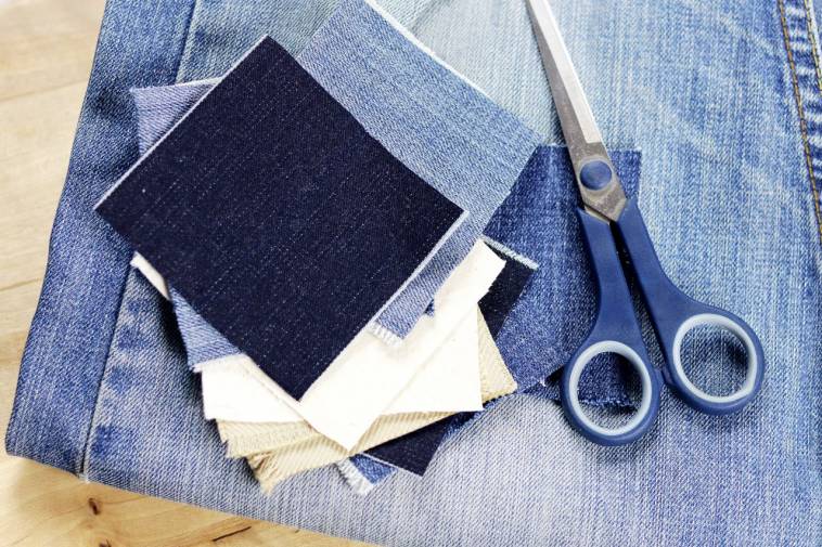 Brauns-Heimann Jeans-Blau-Tücher
