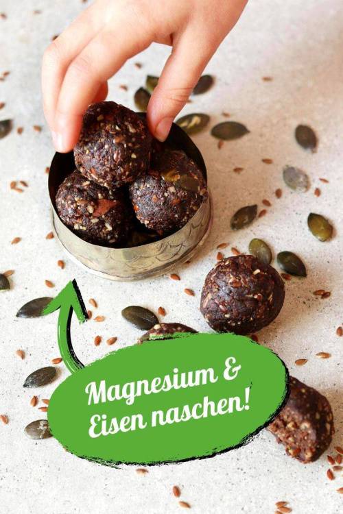 Magnesium-Eisen-Booster! Schokoladenkugel-Rezept
