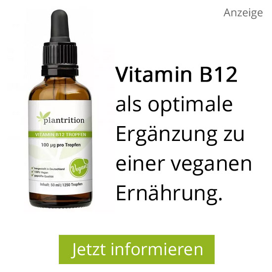 Vitamin B12 als optimale Ergänzung für eine vegane Ernährung.